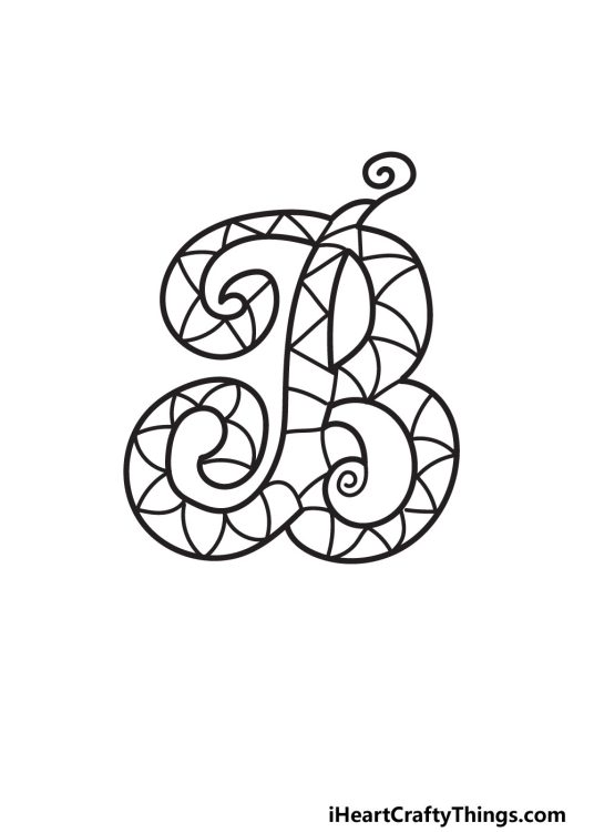 Fancy Letter B: Draw Your Own Fancy Letter B In 7 Easy Steps