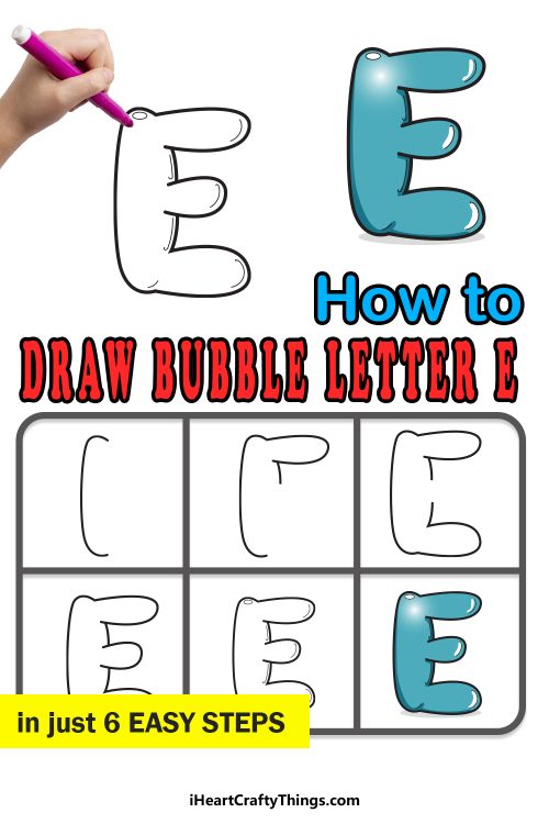 How To Draw Your Own Bubble E step by step guide