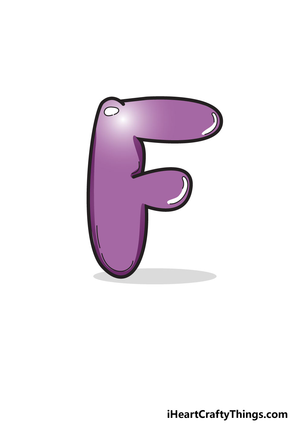 Bubble Letter F: Draw Your Own Bubble F In 5 Easy Steps