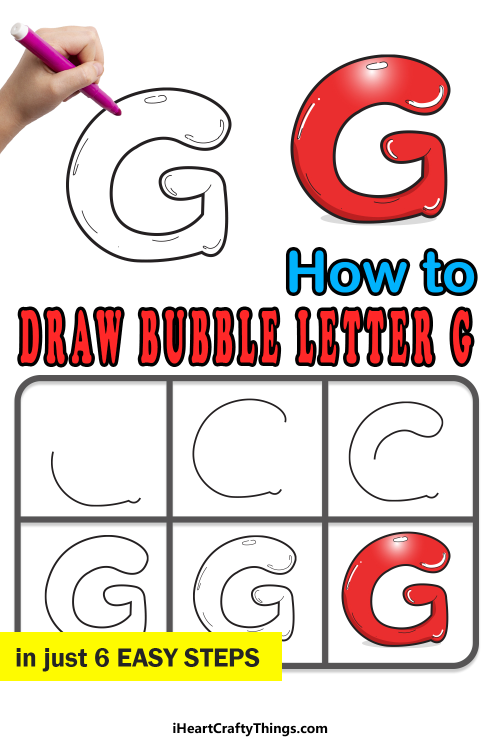 How To Draw Your Own Bubble G step by step guide