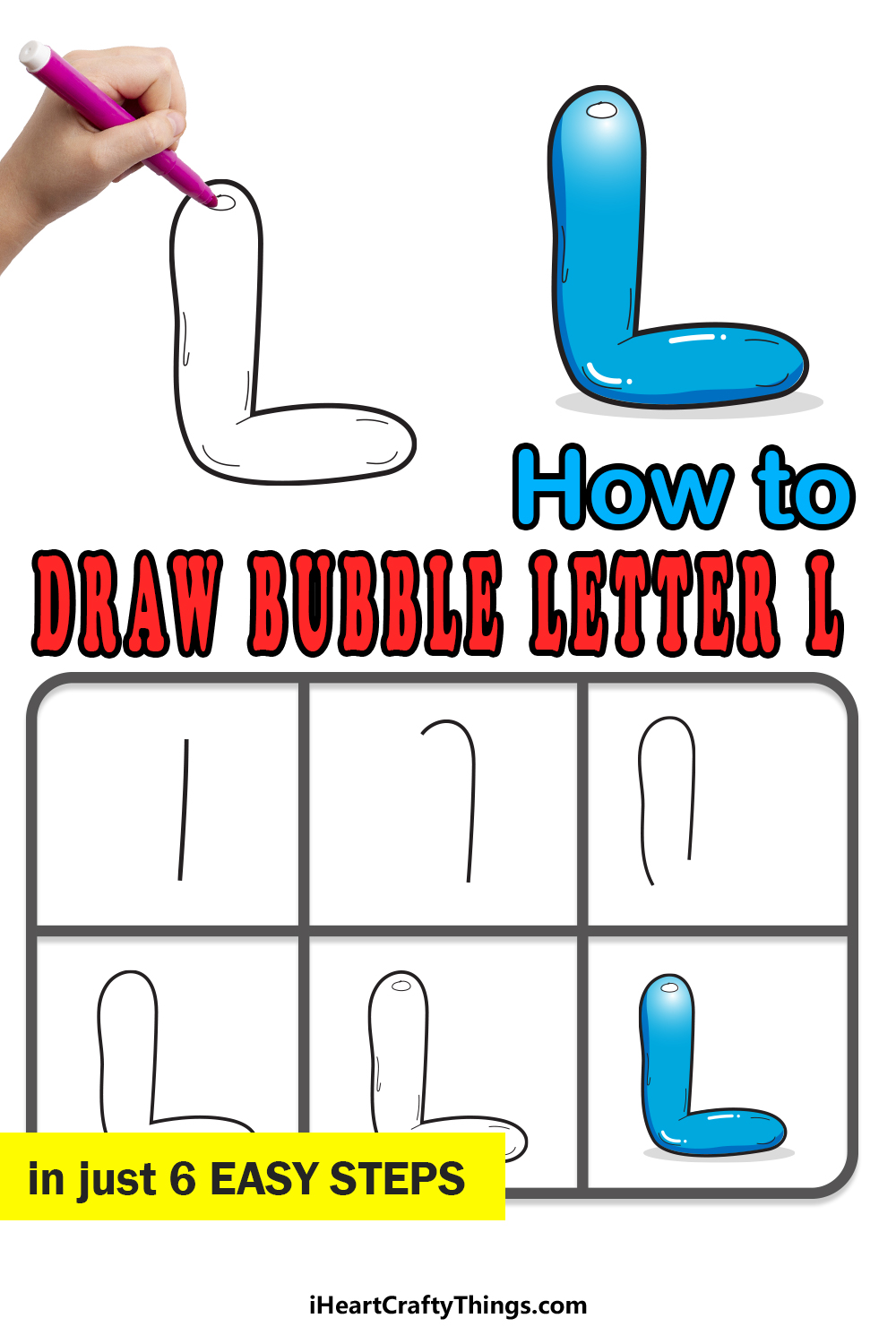 How To Draw Your Own Bubble L step by step guide