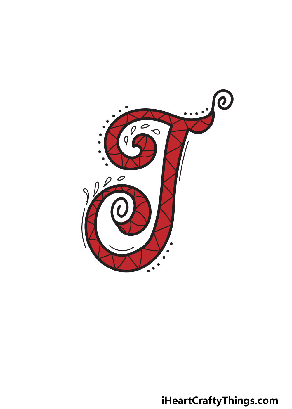 Fancy Letter J Draw Your Own Fancy Letter J In 6 Easy Steps