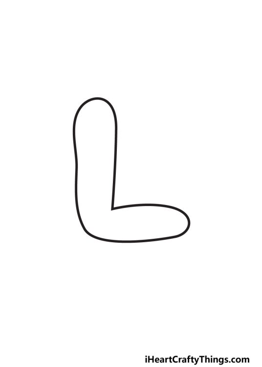 Bubble Letter L - Draw Your Own Bubble L In 6 Easy Steps