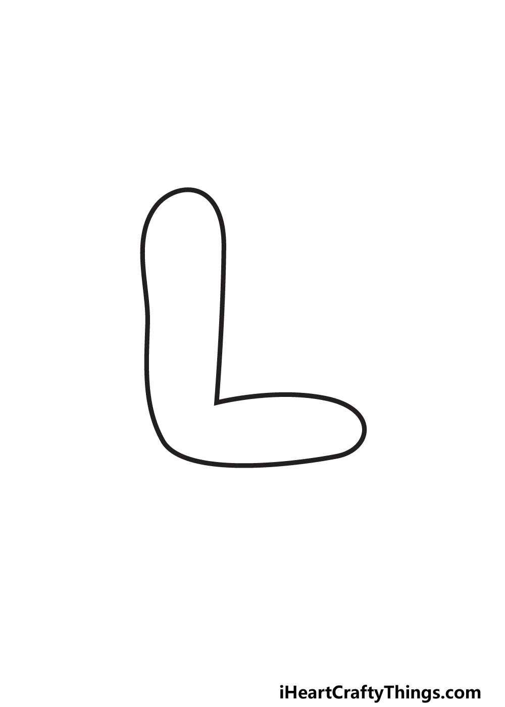 bubble letter lowercase l