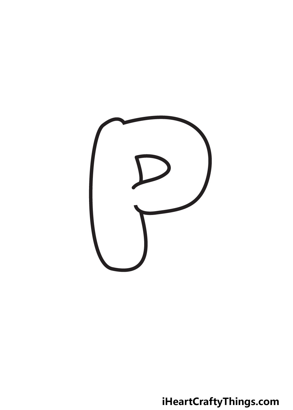 Bubble Letter P: Draw Your Own Bubble P In 6 Easy Steps