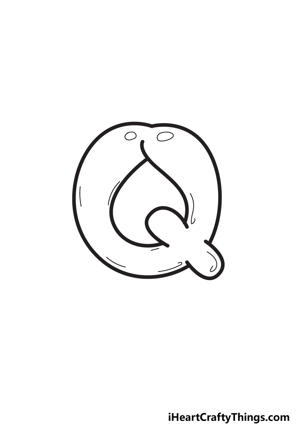 How To Draw Your Own Bubble Q step 5