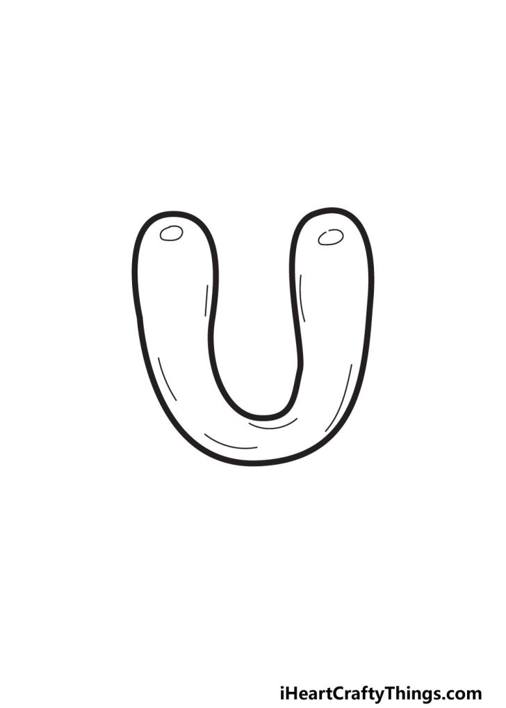 Bubble Letter U Draw Your Own Bubble U In 6 Easy Steps
