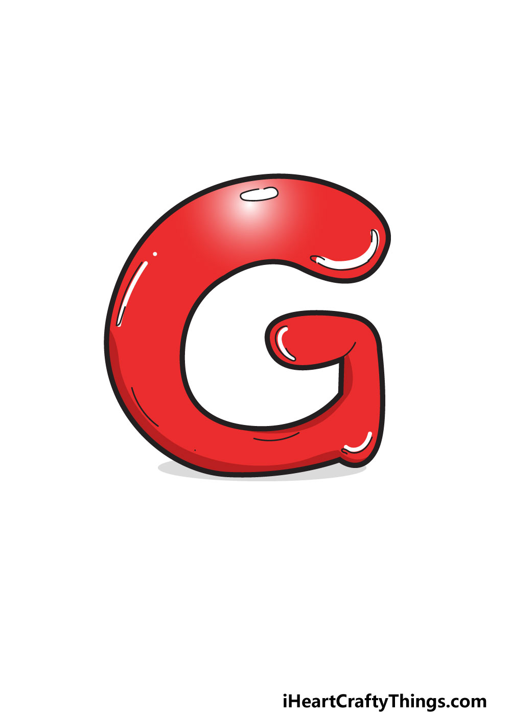 bubble letters lowercase g