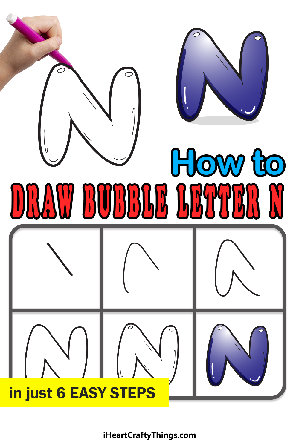 How To Draw Your Own Bubble N step by step guide