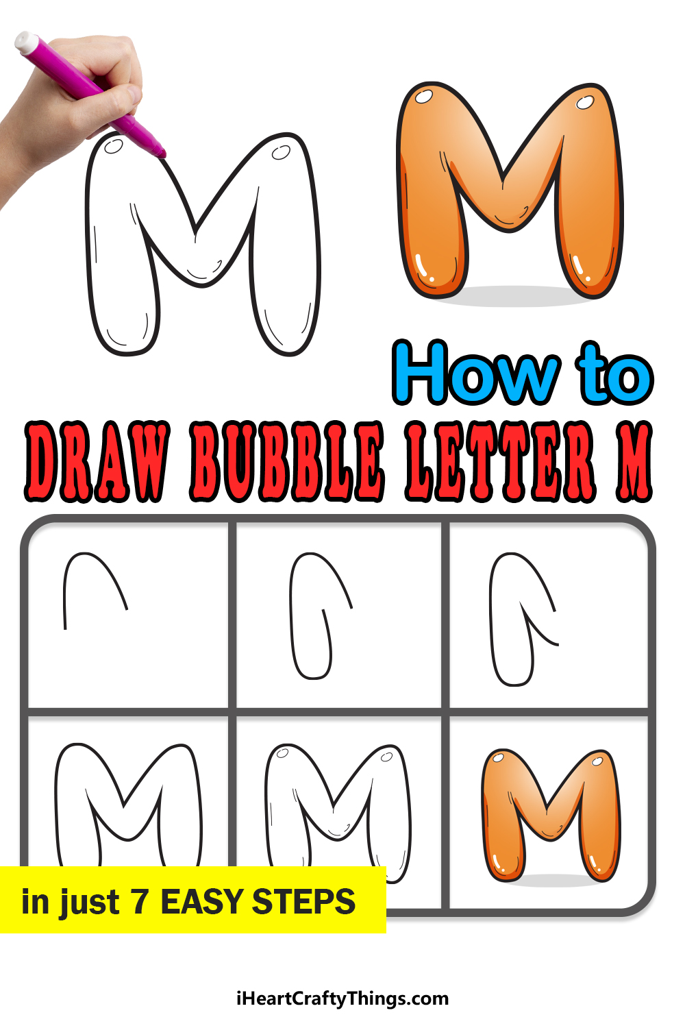 how to draw bubble letters a z step by step