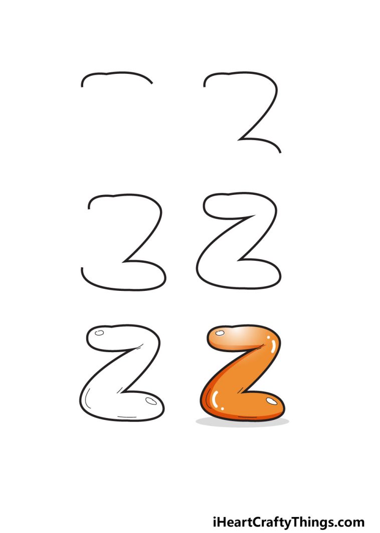 Bubble Letter Z Draw Your Own Bubble Z In 6 Easy Steps