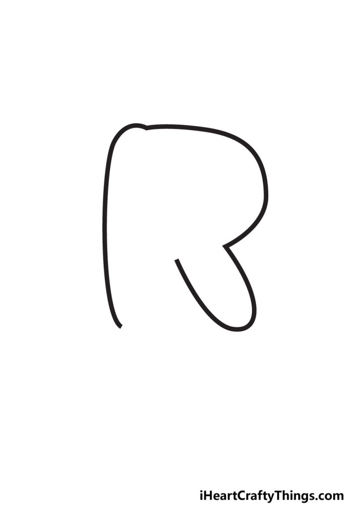 Bubble Letter R: Draw Your Own Bubble R In 7 Easy Steps