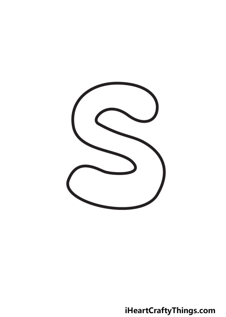 Bubble Letter S: Draw Your Own Bubble S In 6 Easy Steps
