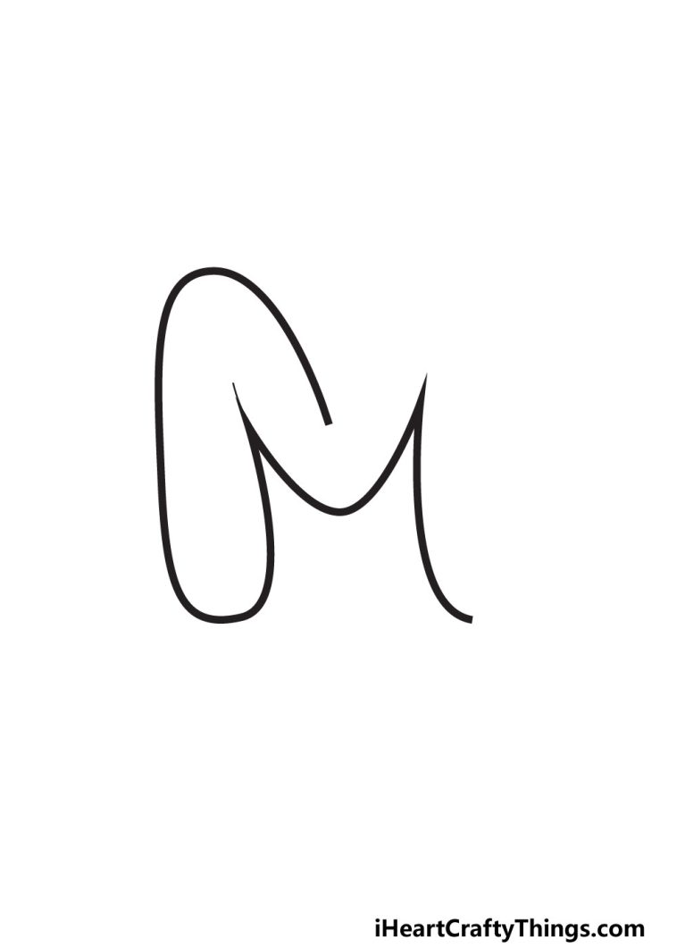 Bubble Letter M: Draw Your Own Bubble M In 7 Easy Steps