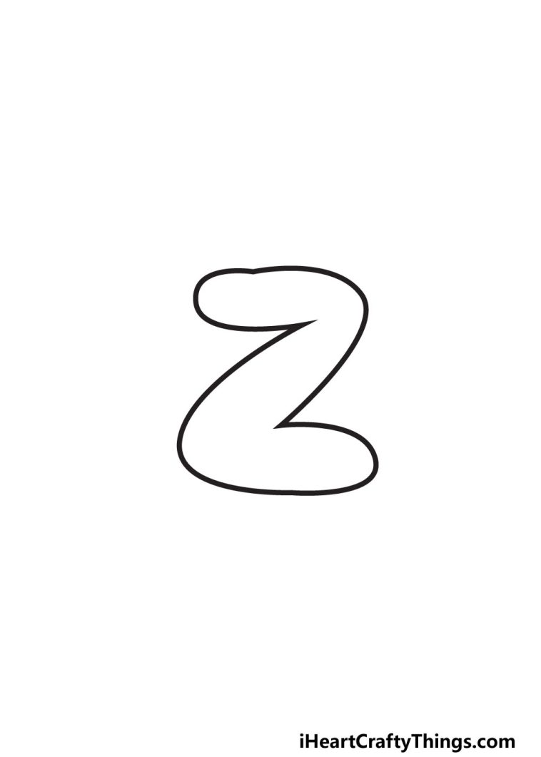 Bubble Letter Z: Draw Your Own Bubble Z In 6 Easy Steps