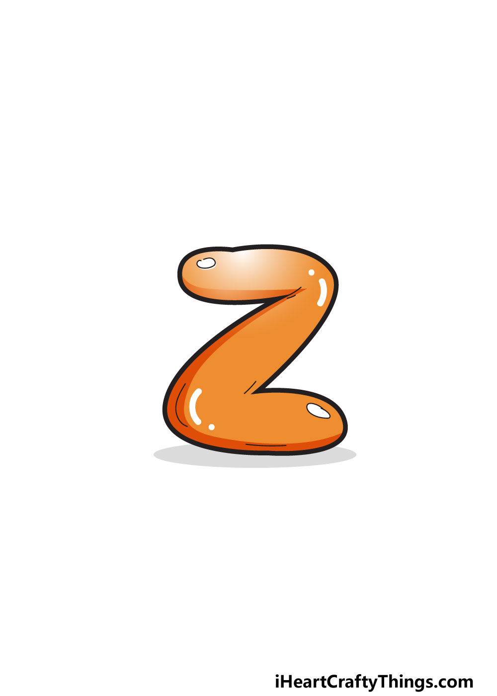 z bubble letter