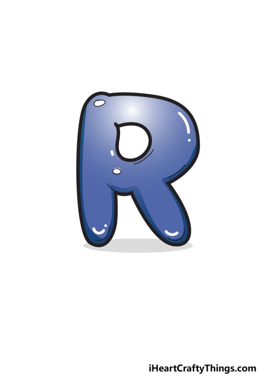 Bubble Letter R: Draw Your Own Bubble R In 7 Easy Steps