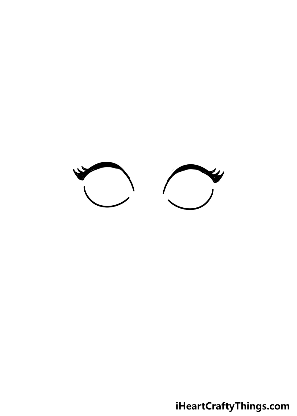 How to Draw Anime Eyes step 3