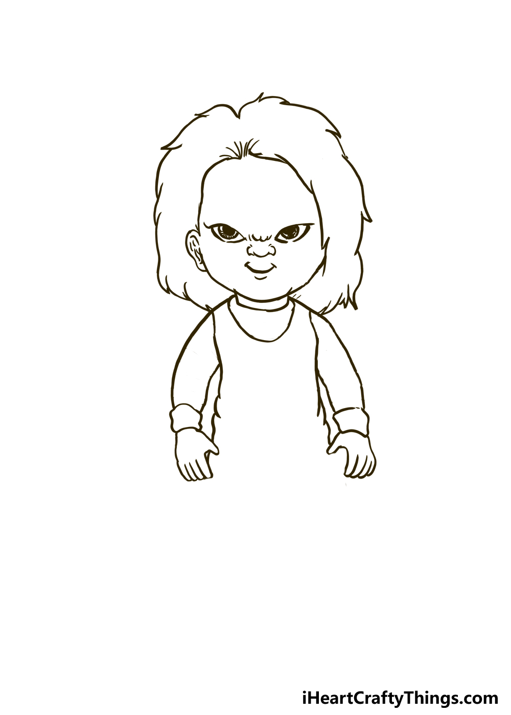 bride of chucky coloring pages