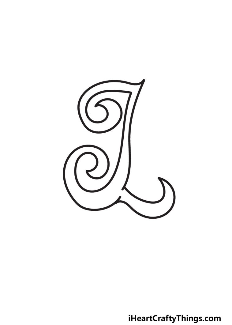 Fancy Letter L Draw Your Own Fancy Letter L In 6 Easy Steps
