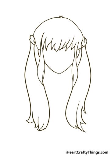 How To Draw Anime Girls Hair Step By Step!