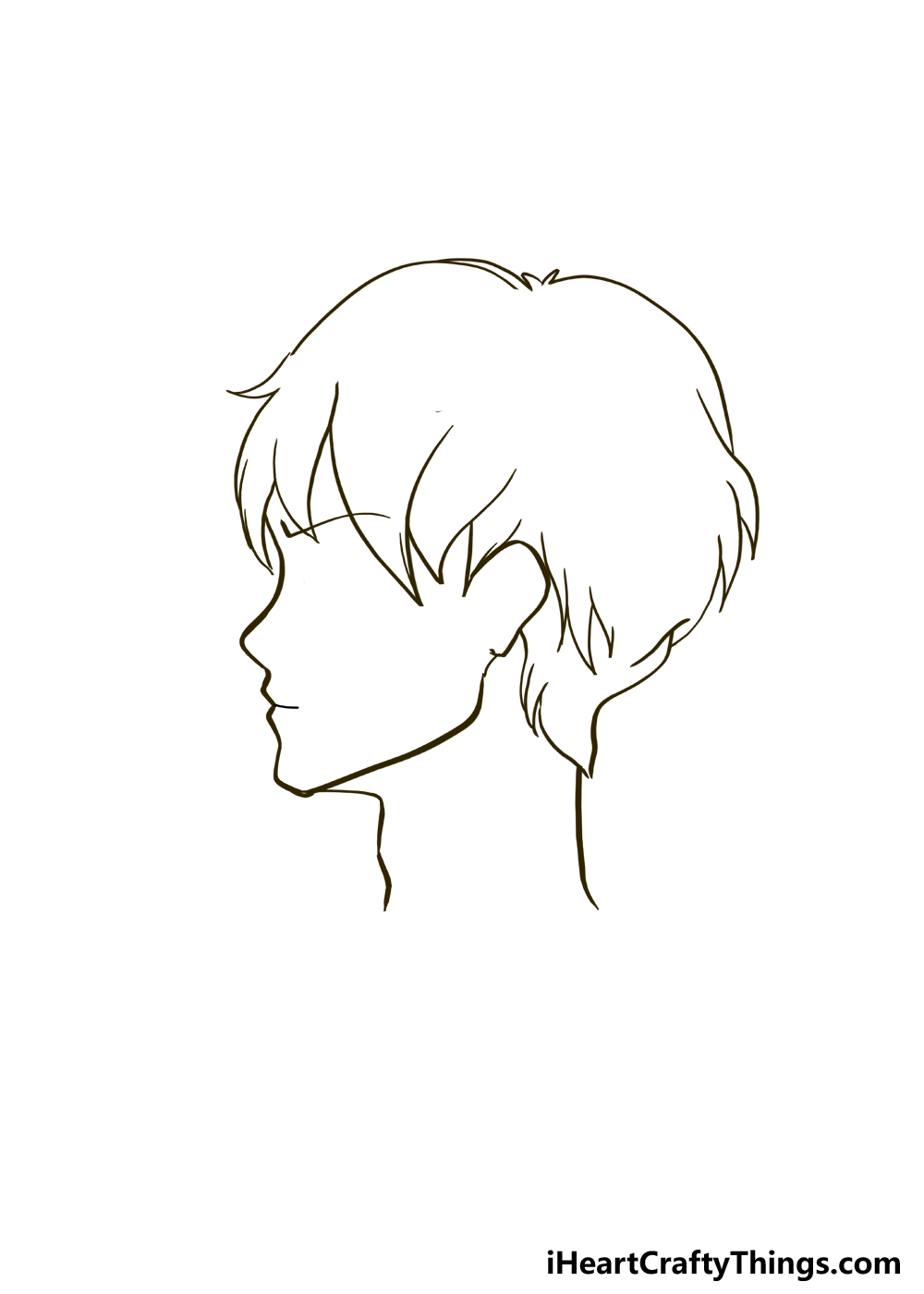 Face Reference side view Male female  Drawings Art reference Anime  drawings