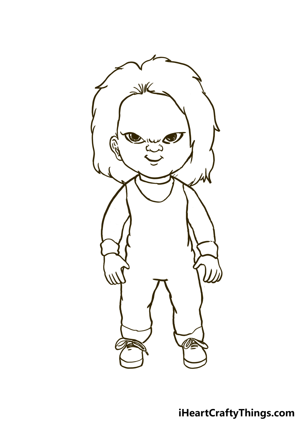 killer chucky coloring pages