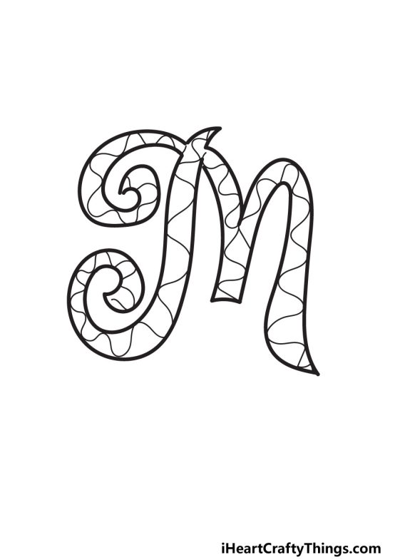 Fancy Letter M: Draw Your Own Fancy Letter M In 6 Easy Steps