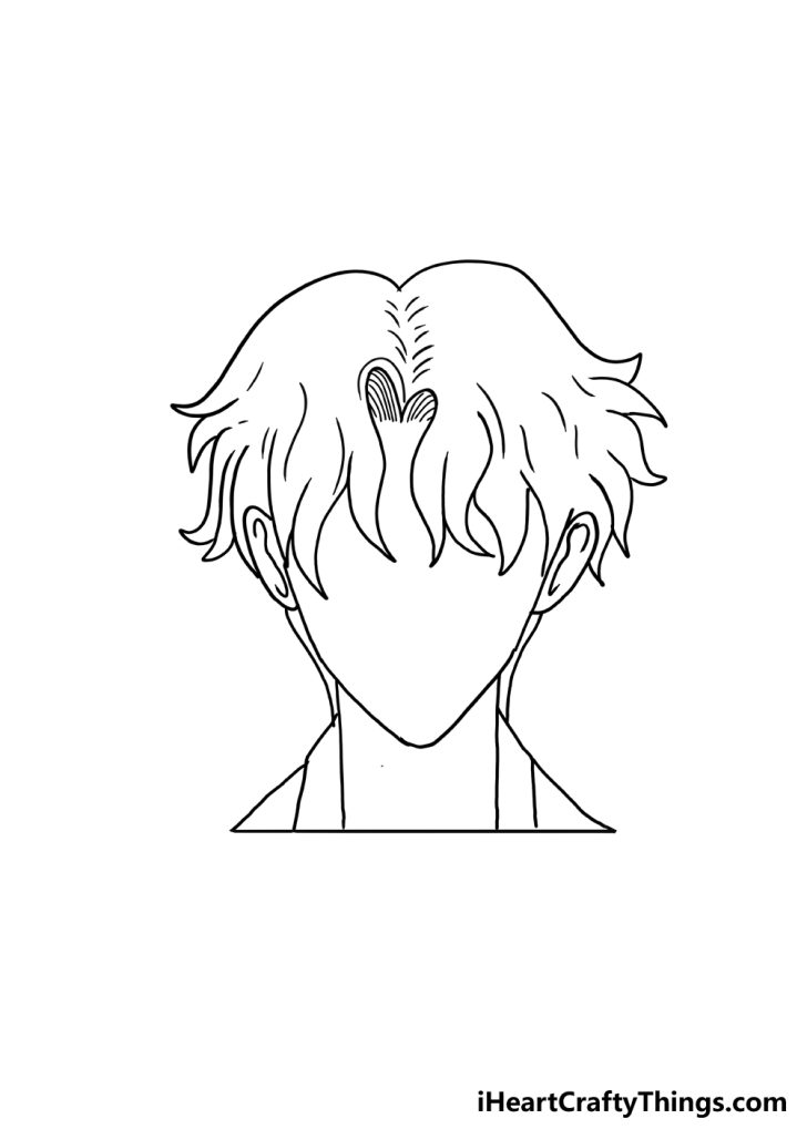 How To Draw Anime Boys Hair Step By Step!