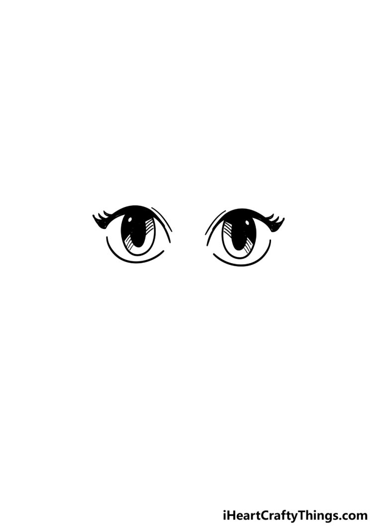 How To Draw Anime Eyes Step By Step!