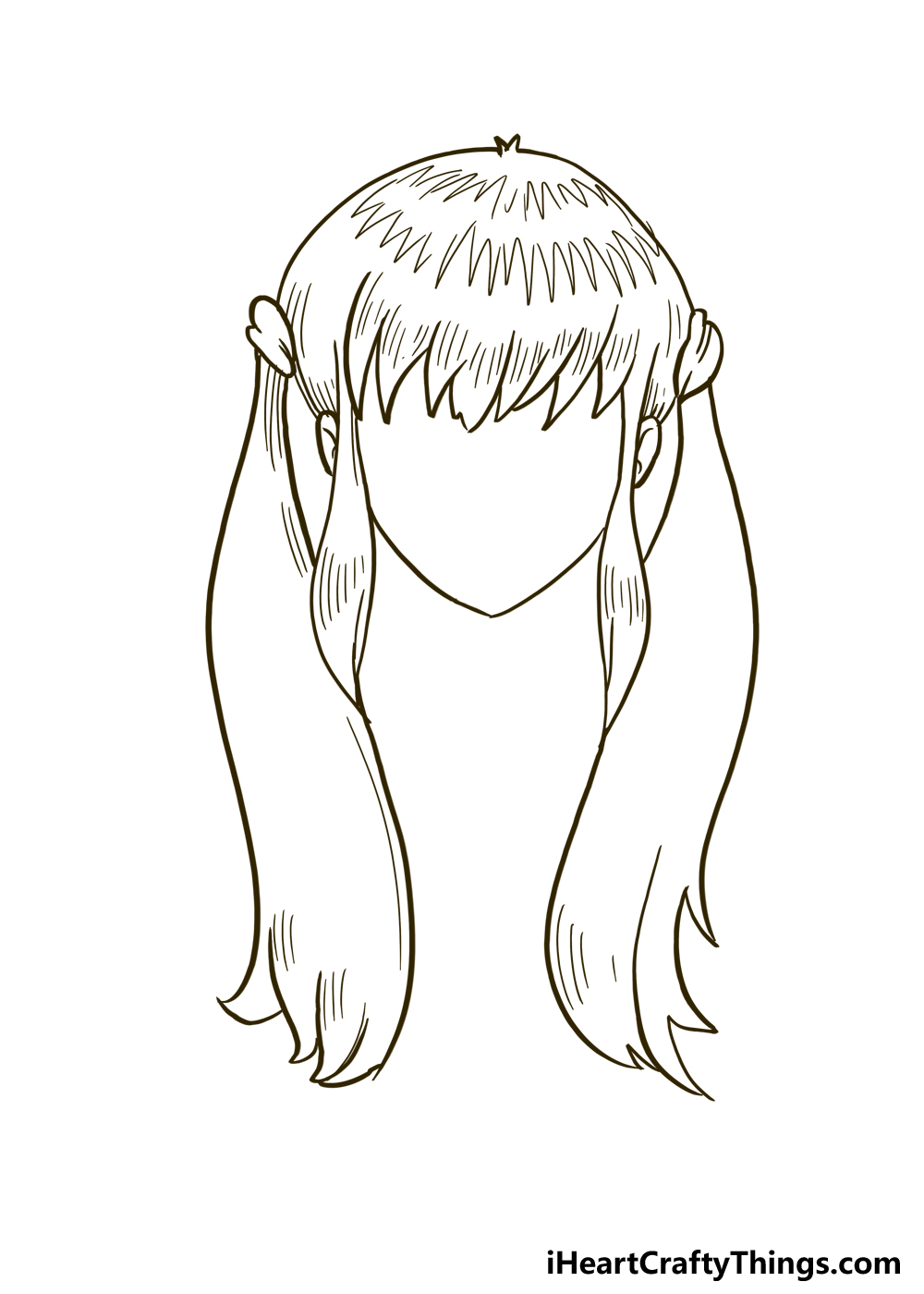 EASIEST Way To Draw Anime Hair (Different Styles) 