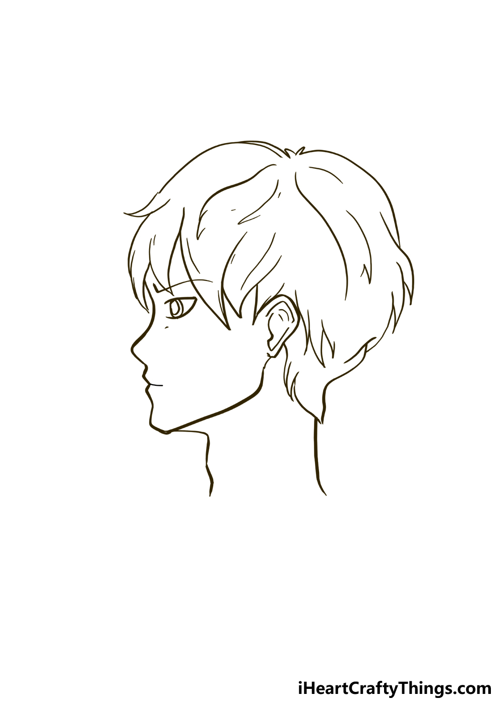 How to Draw Anime  Manga Faces  Heads in Profile Side View  How to Draw  Step by Step Drawing Tutorials