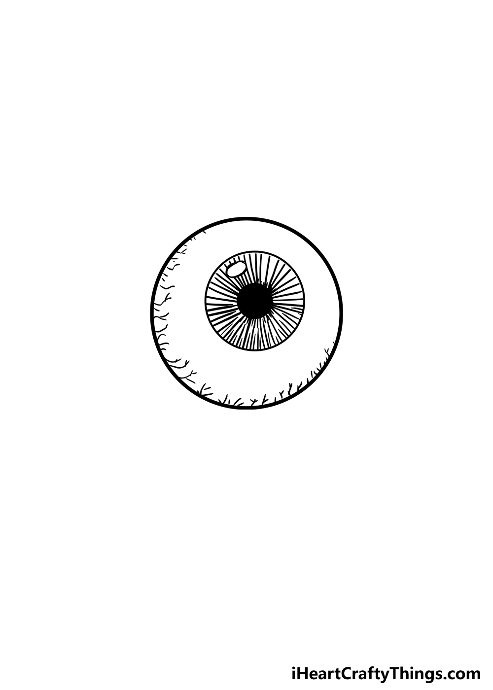 How to Draw An Eyeball step 5