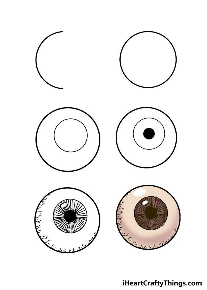 How To Draw An Eyeball Step By Step!