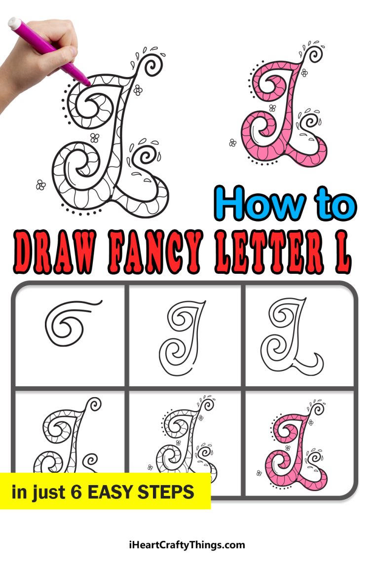 Fancy Letter L Draw Your Own Fancy Letter L In 6 Easy Steps