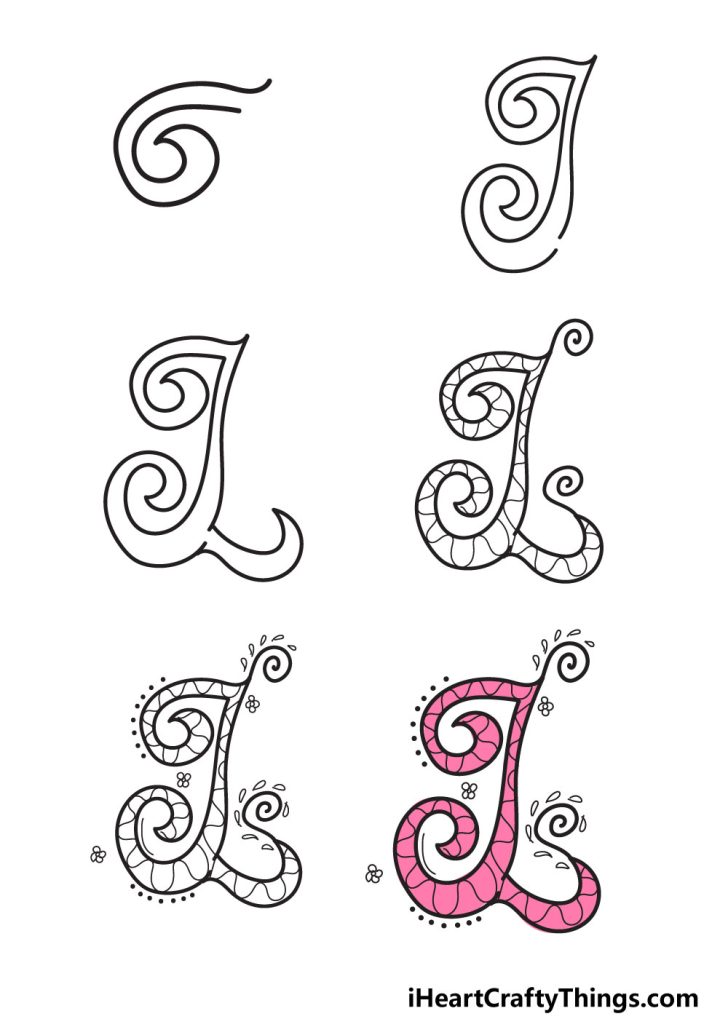 Fancy Letter L: Draw Your Own Fancy Letter L In 6 Easy Steps