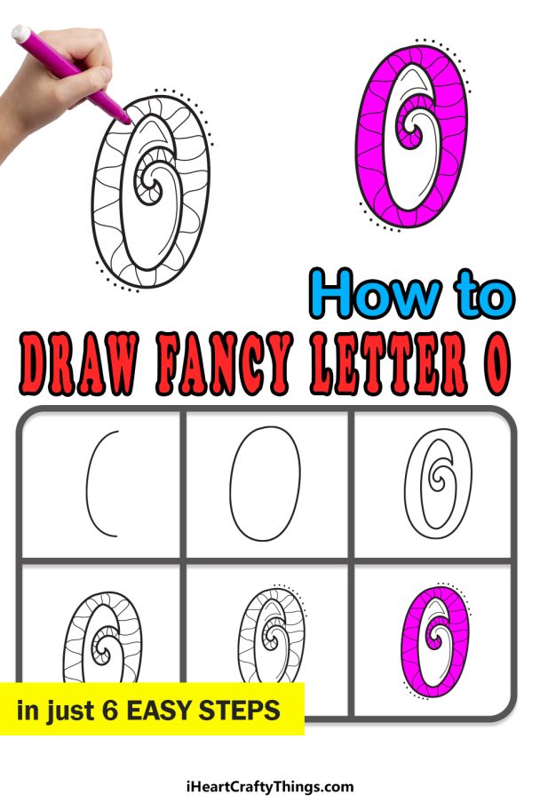 Fancy Letter O Draw Your Own Fancy Letter O In 6 Easy Steps