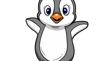 How to Draw A Cartoon Penguin image