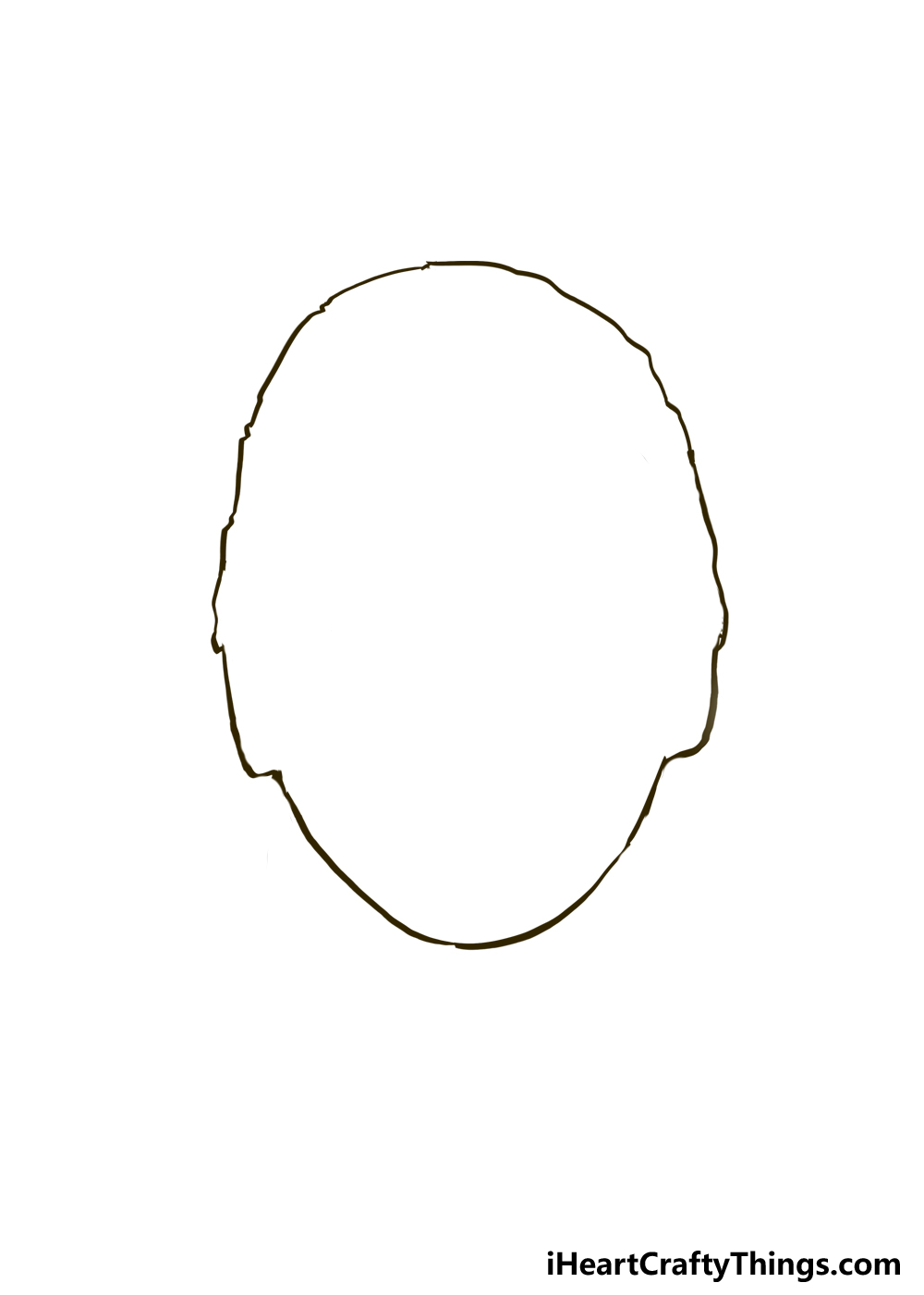 How to Draw Michael Myers step 1