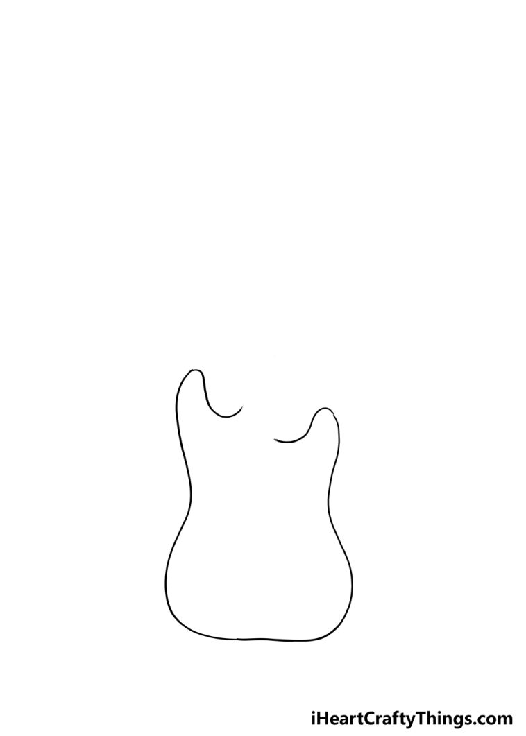 How To Draw An Electric Guitar A Step By Step Guide I Heart Crafty