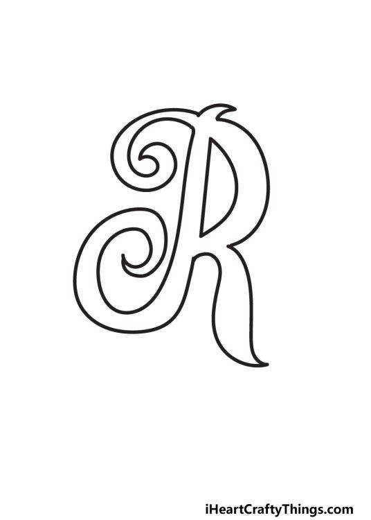 Fancy Letter R: Draw Your Own Fancy Letter R In 6 Easy Steps