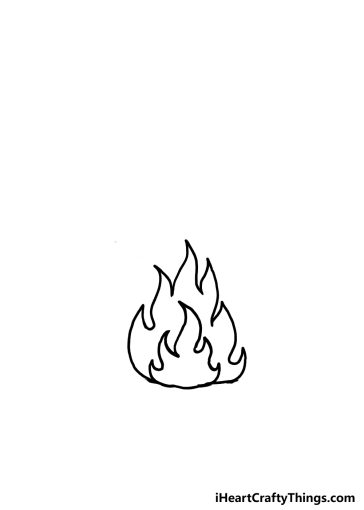 How To Draw Flames Step By Step!