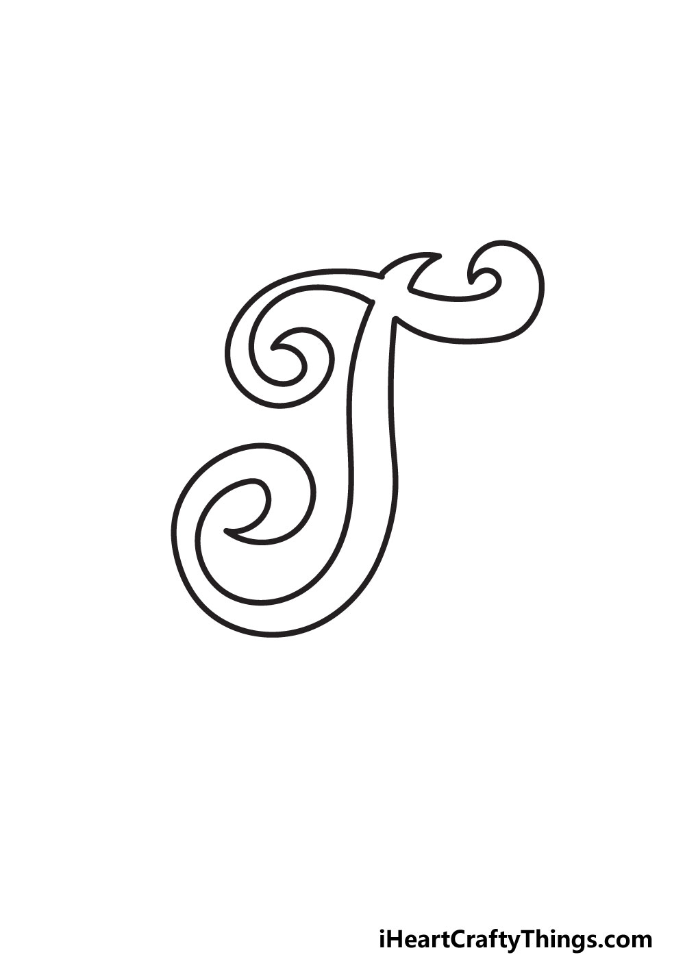 fancy letter t