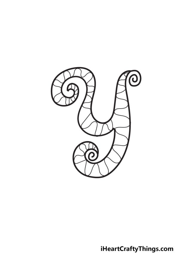 Y Drawing Fancy Letter Y: Draw Your Own Fancy Letter Y In 6 Easy Steps