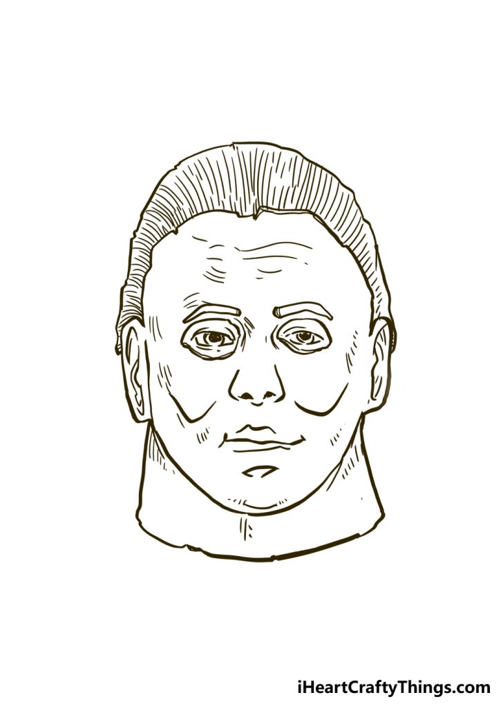 How To Draw Michael Myers Step By Step!