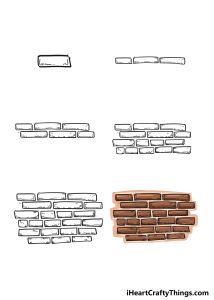 How To Draw A Brick Wall Step By Step!