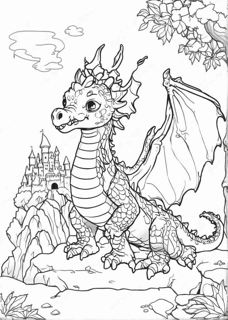 43 Dragon Coloring Pages (printable Free Pdfs For Kids)