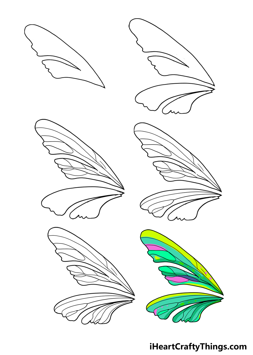 fairy wings drawing