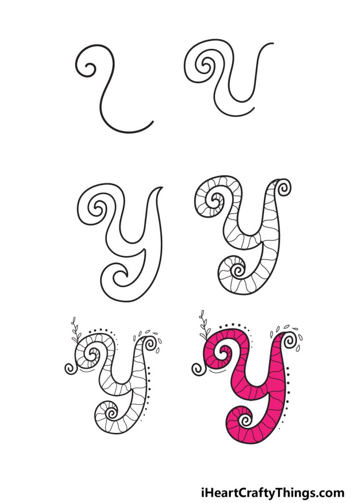 Fancy Letter Y Draw Your Own Fancy Letter Y In 6 Easy Steps