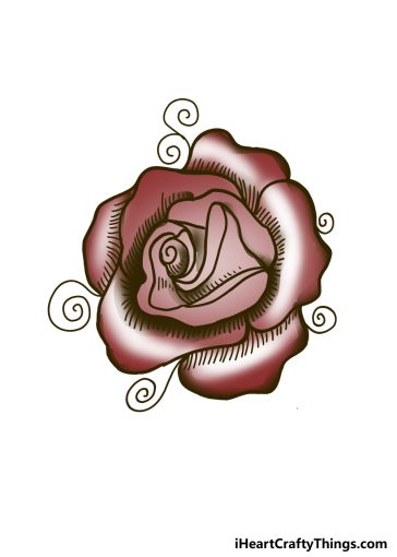 How to Draw A Rose Tattoo image